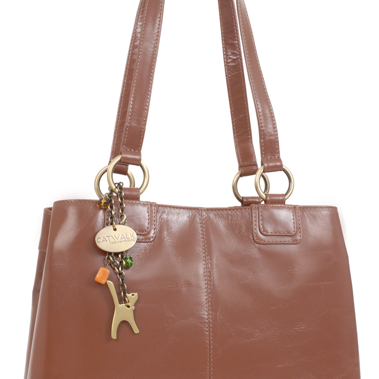 Catwalk Bellstone - Women's Leather Shoulder Bag Multi Compartment