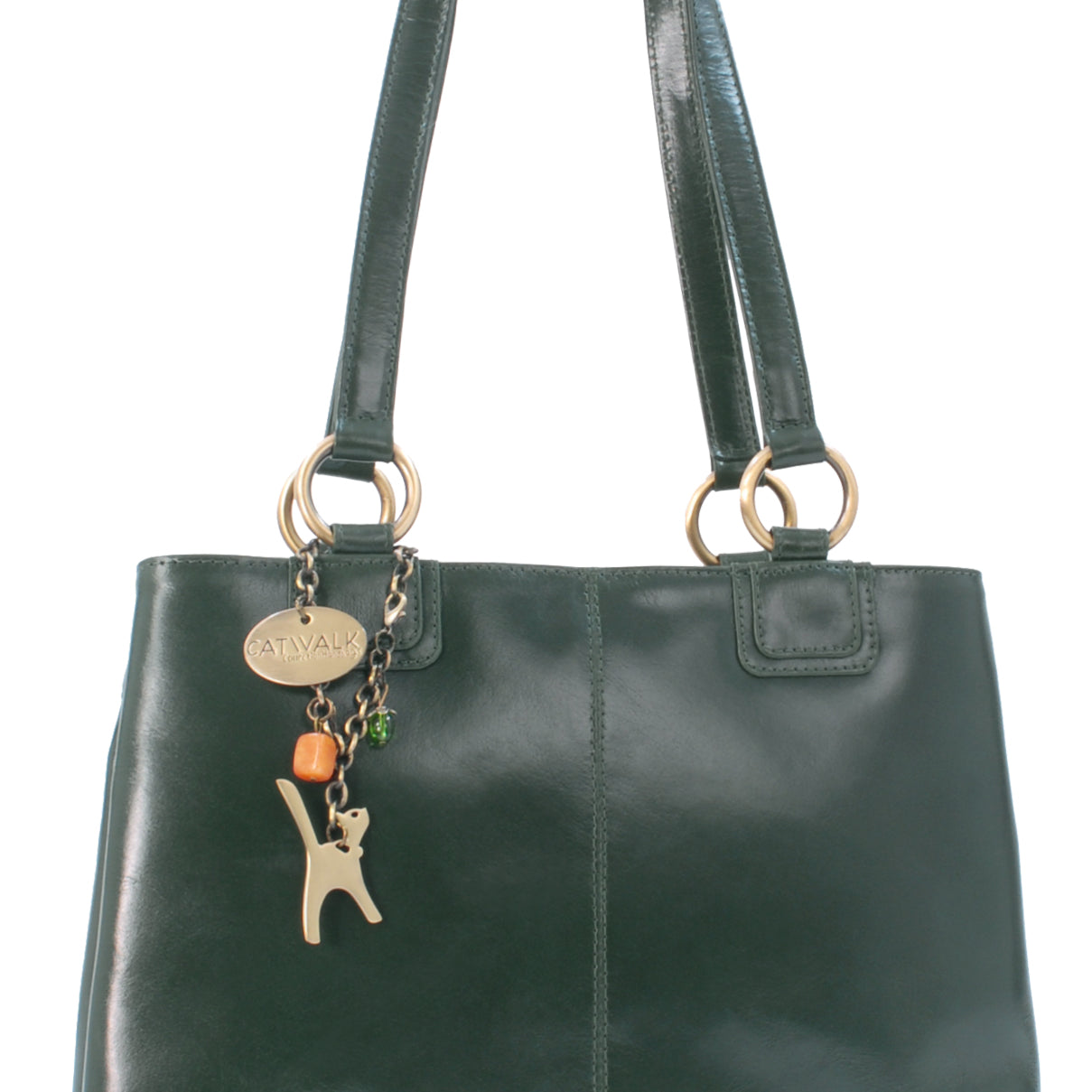 Catwalk Bellstone - Women's Leather Shoulder Bag Multi Compartment