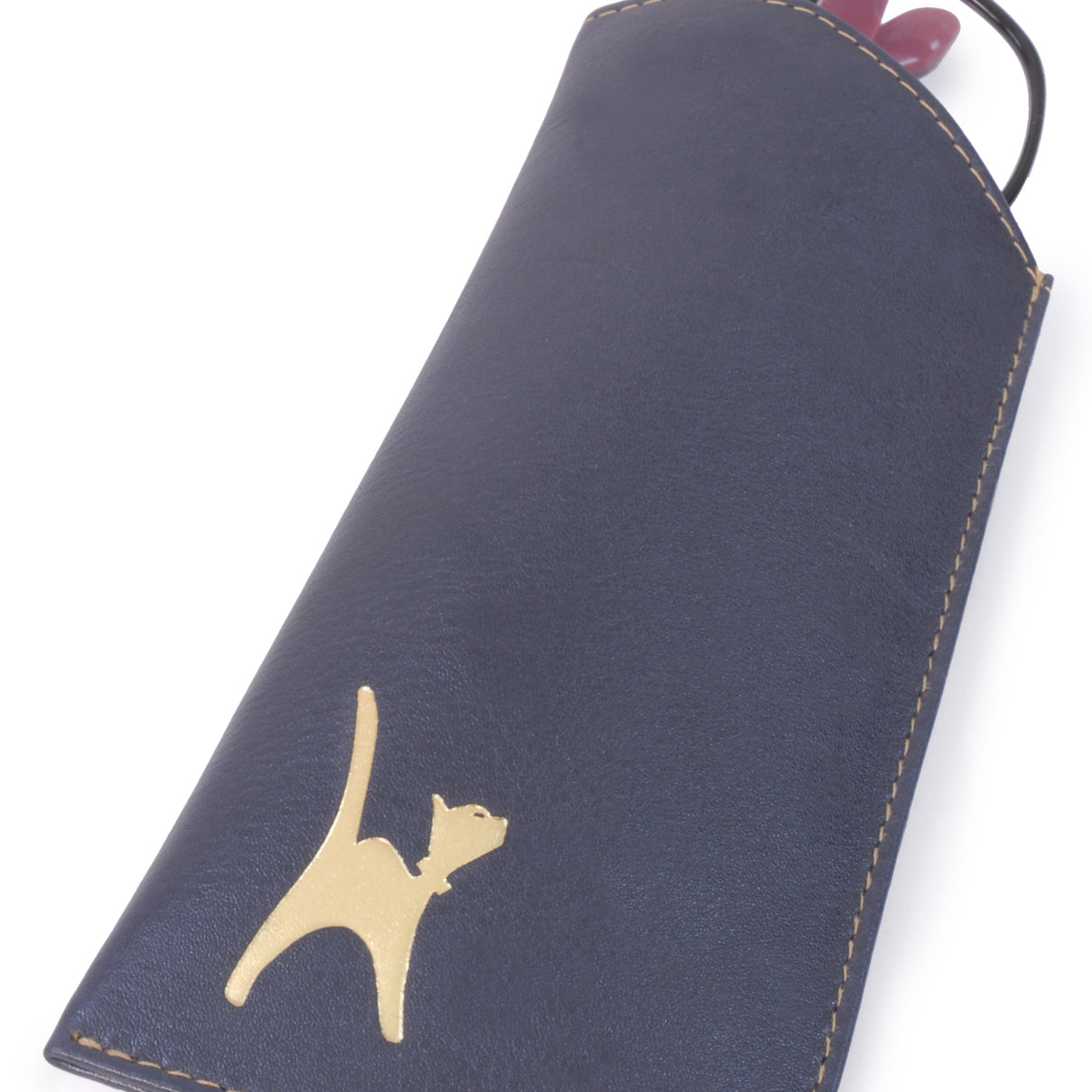 Catwalk Iris - Women's Leather Glasses Case