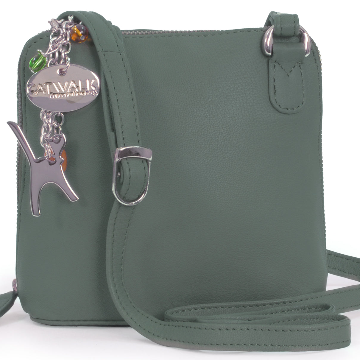 Catwalk Lena - Women's Small Leather Crossbody Bag
