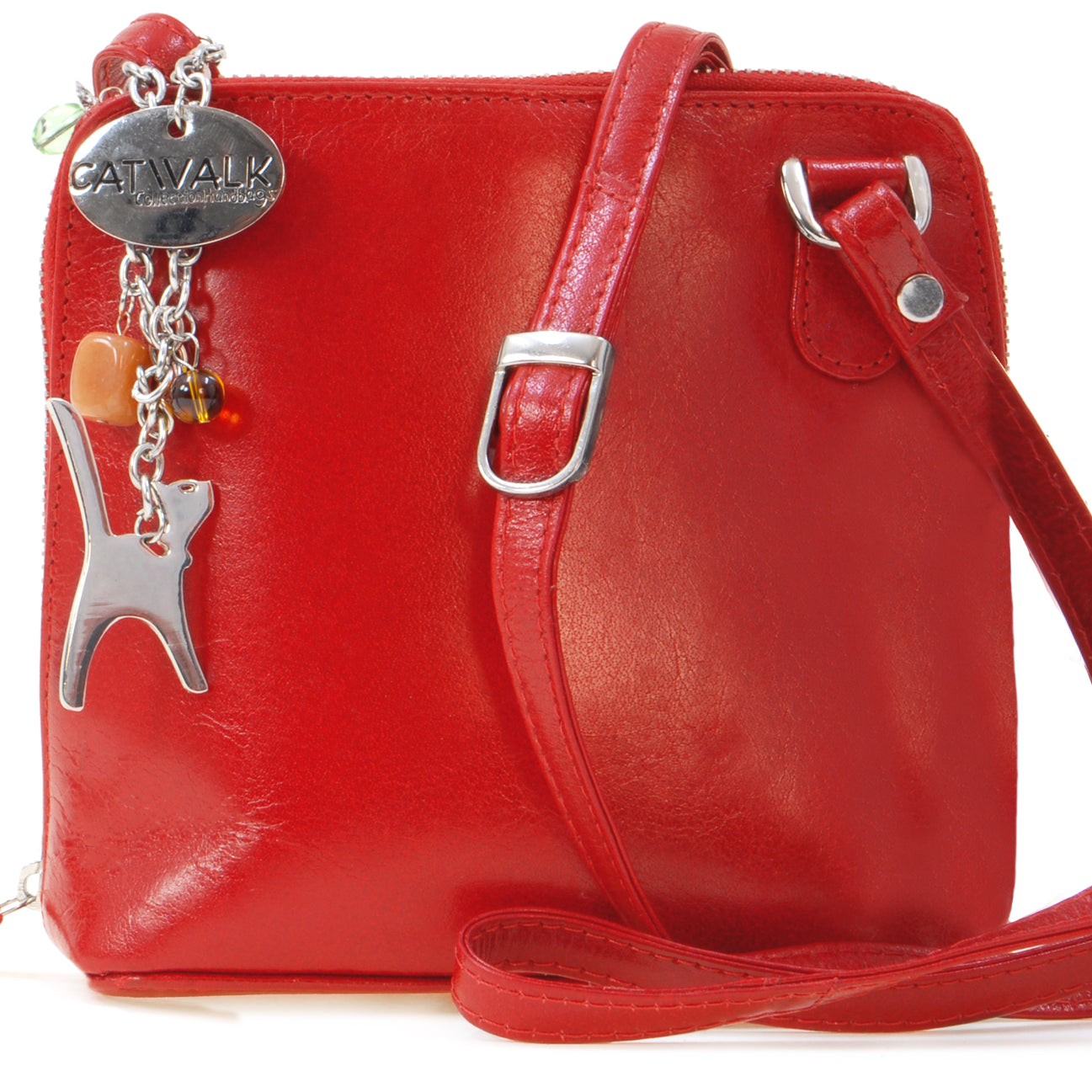 Catwalk Lena - Women's Small Leather Crossbody Bag