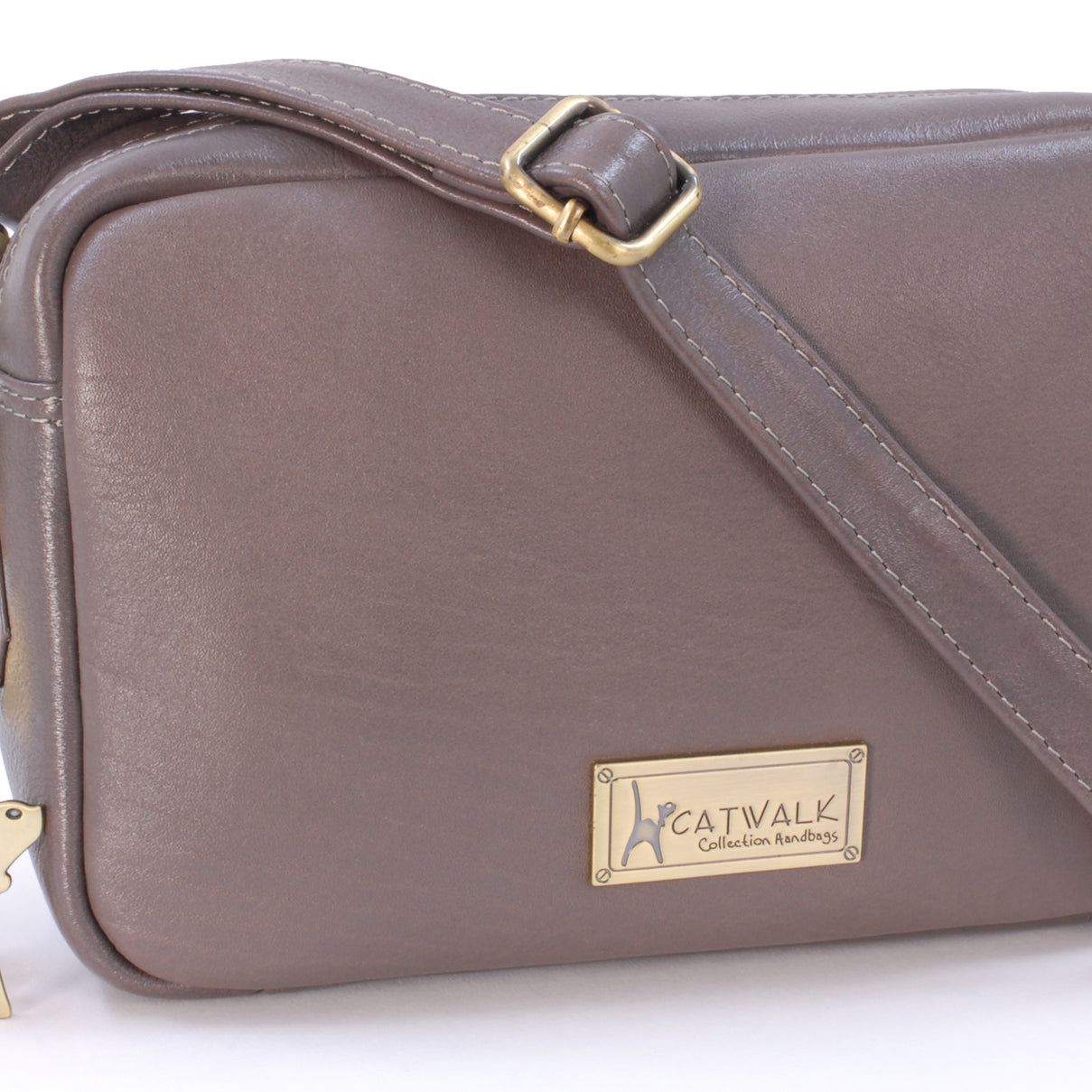 Catwalk Polly - Women's Leather Crossbody Bag