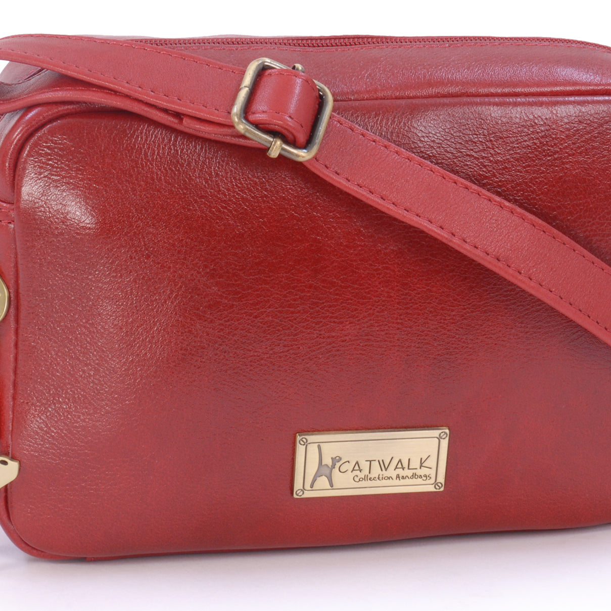 Catwalk Polly - Women's Leather Crossbody Bag