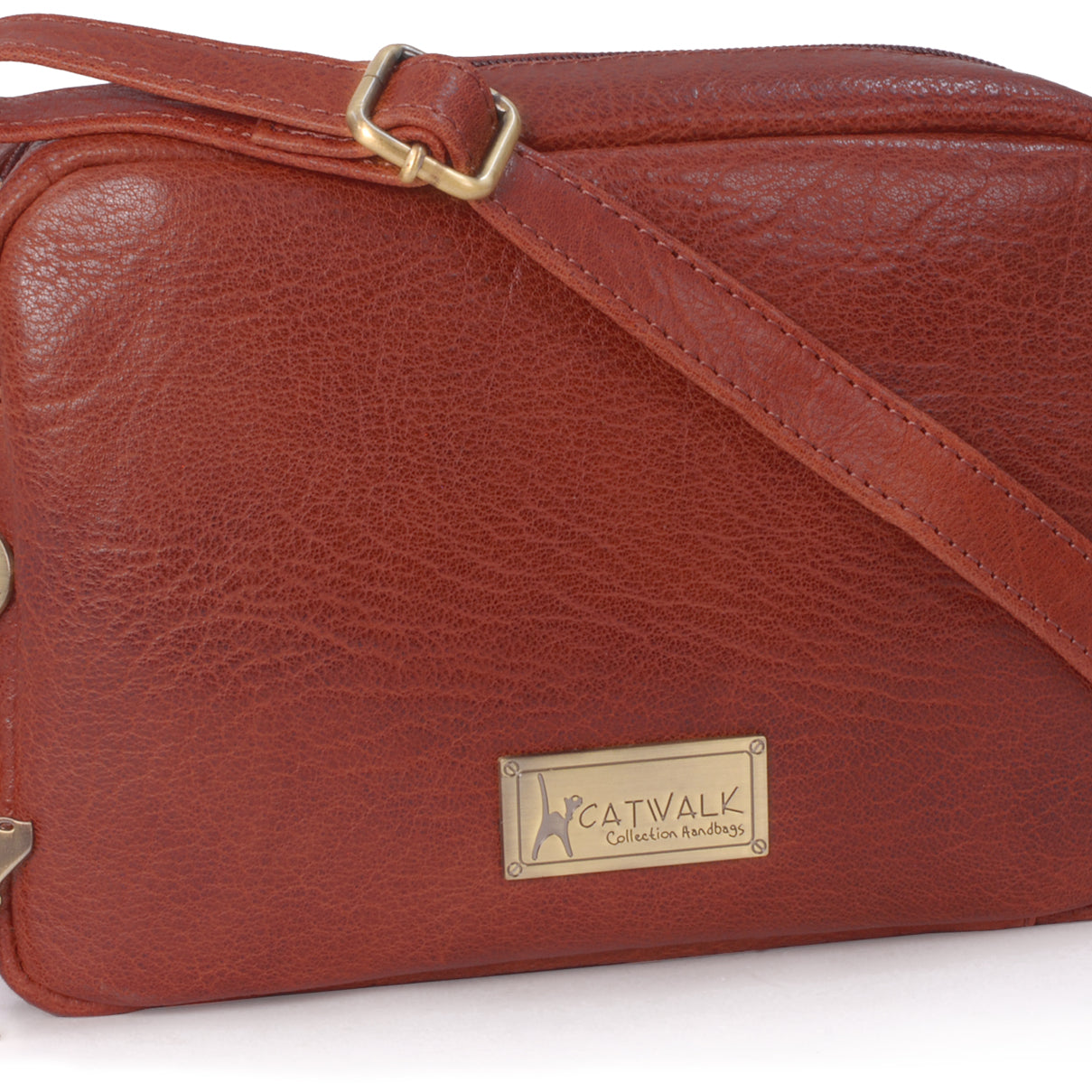 Catwalk Polly - Women's Leather Crossbody Bag