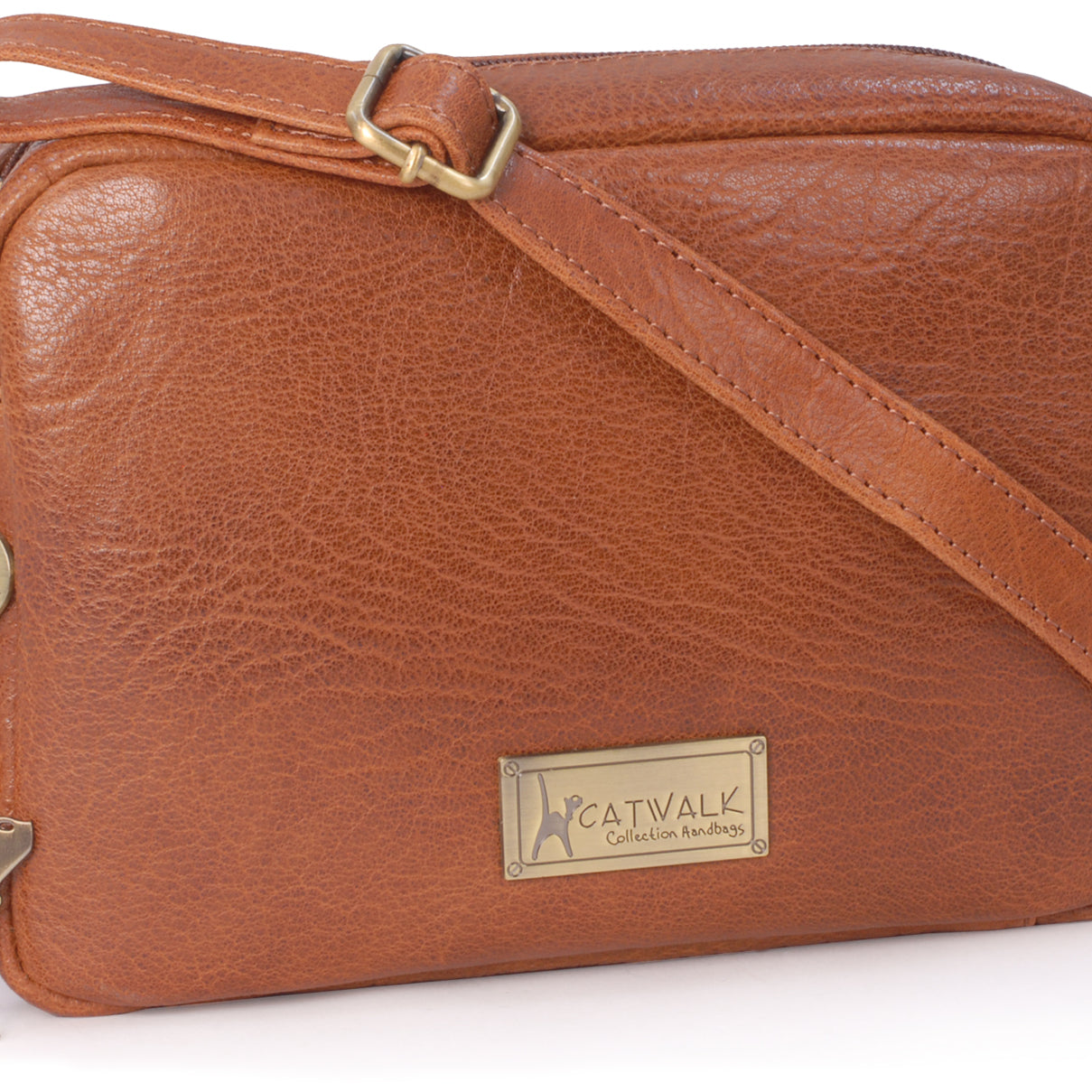 Catwalk Polly - Women's Leather Crossbody Bag
