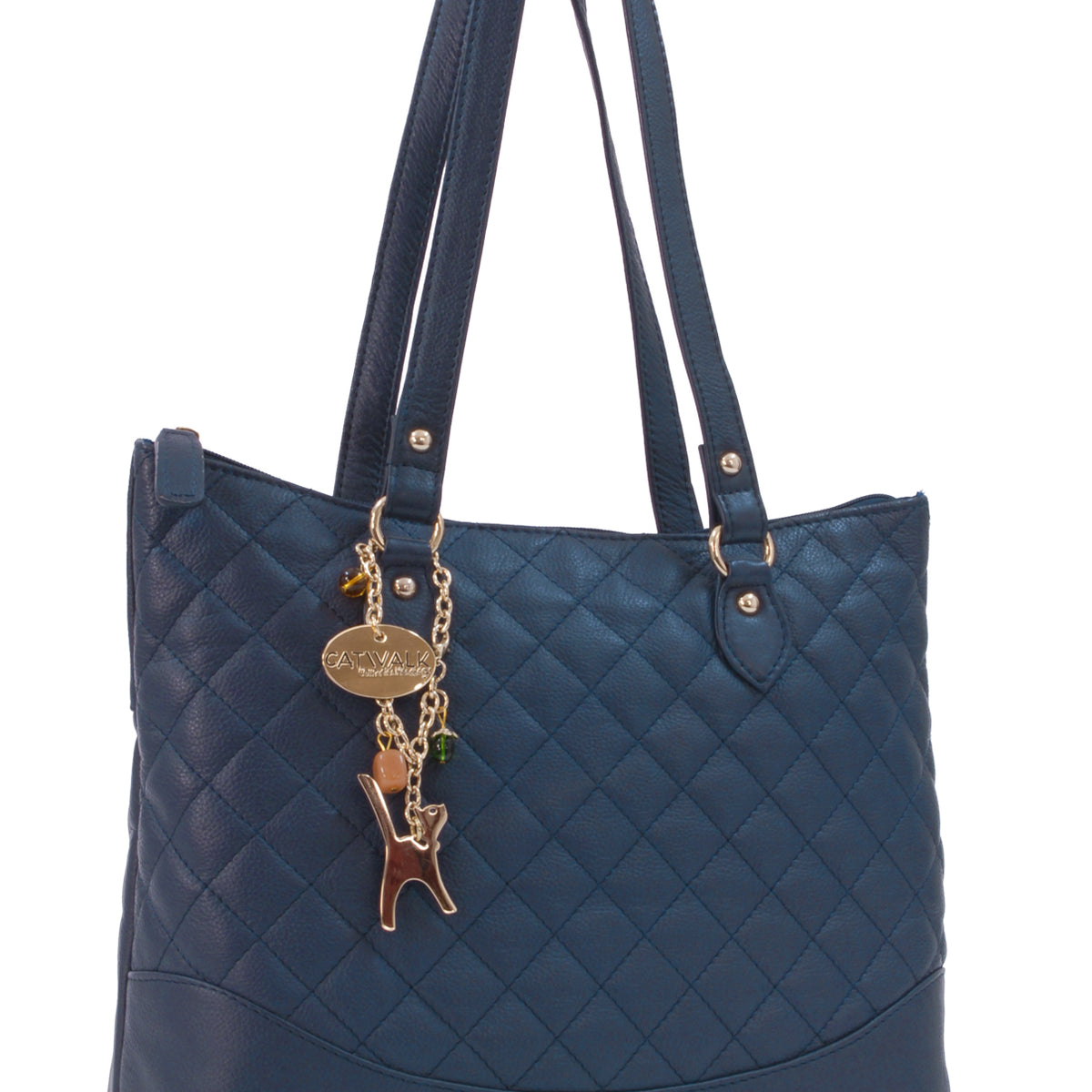 Catwalk Sofia - Women's Quilted Leather Shoulder Bag