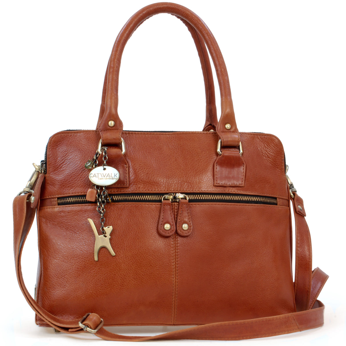 Catwalk Victoria - Women's Large Leather Tote Handbag