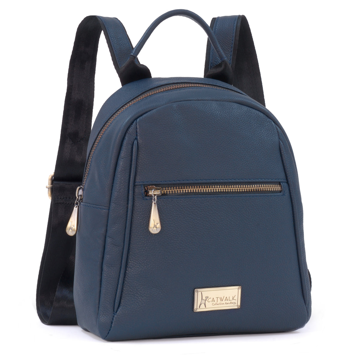 Catwalk Zoey - Women's Leather Back Pack Multi Pocket