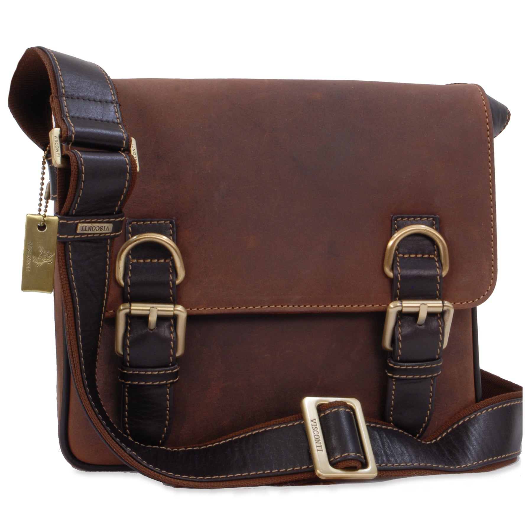 Visconti 16012 - Leather Messenger Bag