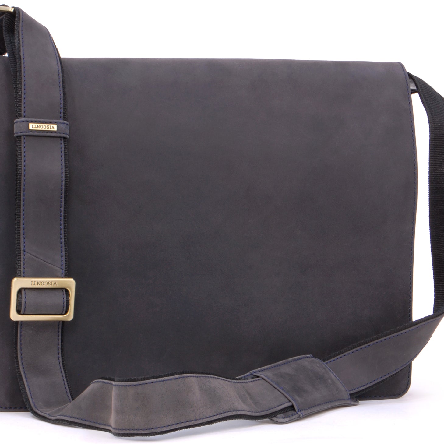 Visconti 18548 - Men's Leather Messenger Work Bag