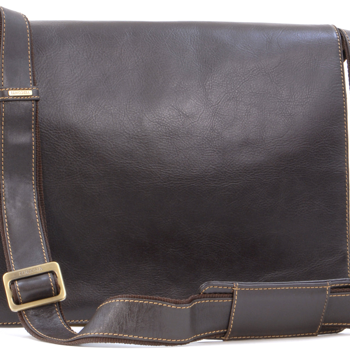 Visconti 18548 - Men's Leather Messenger Work Bag