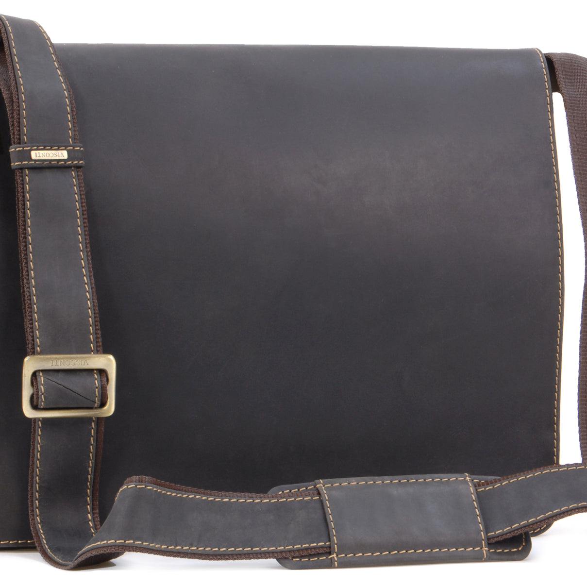 Visconti 18548 - Men's Leather Messenger Work Bag
