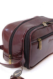 ASHWOOD - Men's Wash Bag / Shaving Bag / Travel Toiletry Bag - Genuine Leather - CHELSEA 2080 - Cognac Brown