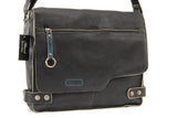 ASHWOOD - Messenger Bag - Cross Body / Shoulder / Work Bag - Genuine Leather - CAMDEN 8353 - Black