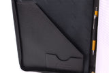 ASHWOOD - A4 Zip Conference Folder -Business Organiser / Executive Document Holder / Presentation Portfolio - Genuine Leather - Black