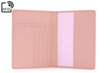 CATWALK COLLECTION HANDBAGS - Ladies Leather Passport Holder - Gift Boxed - SKYE - Pink