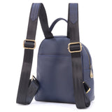 CATWALK COLLECTION HANDBAGS - Women's Leather Fashion Backpack / Rucksack - Casual Daypack - ZOEY - Blue
