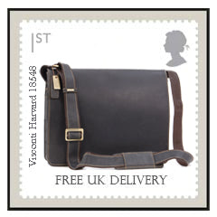 Visconti branded postage stamp to symbolise free UK delivery.
