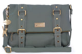 CATWALK COLLECTION HANDBAGS - Women's Leather Cross Body Bag - ABBEY ROAD - Dark Green