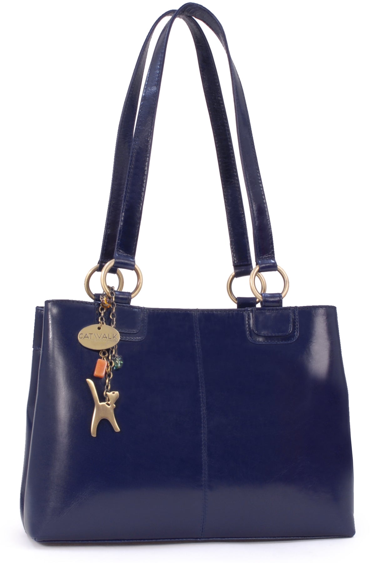 Catwalk Bellstone - Women's Leather Shoulder Bag Multi Compartment