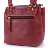 CATWALK COLLECTION HANDBAGS - Ladies Leather Cross Body Bag - Adjustable Shoulder Strap - FRANKIE - Red