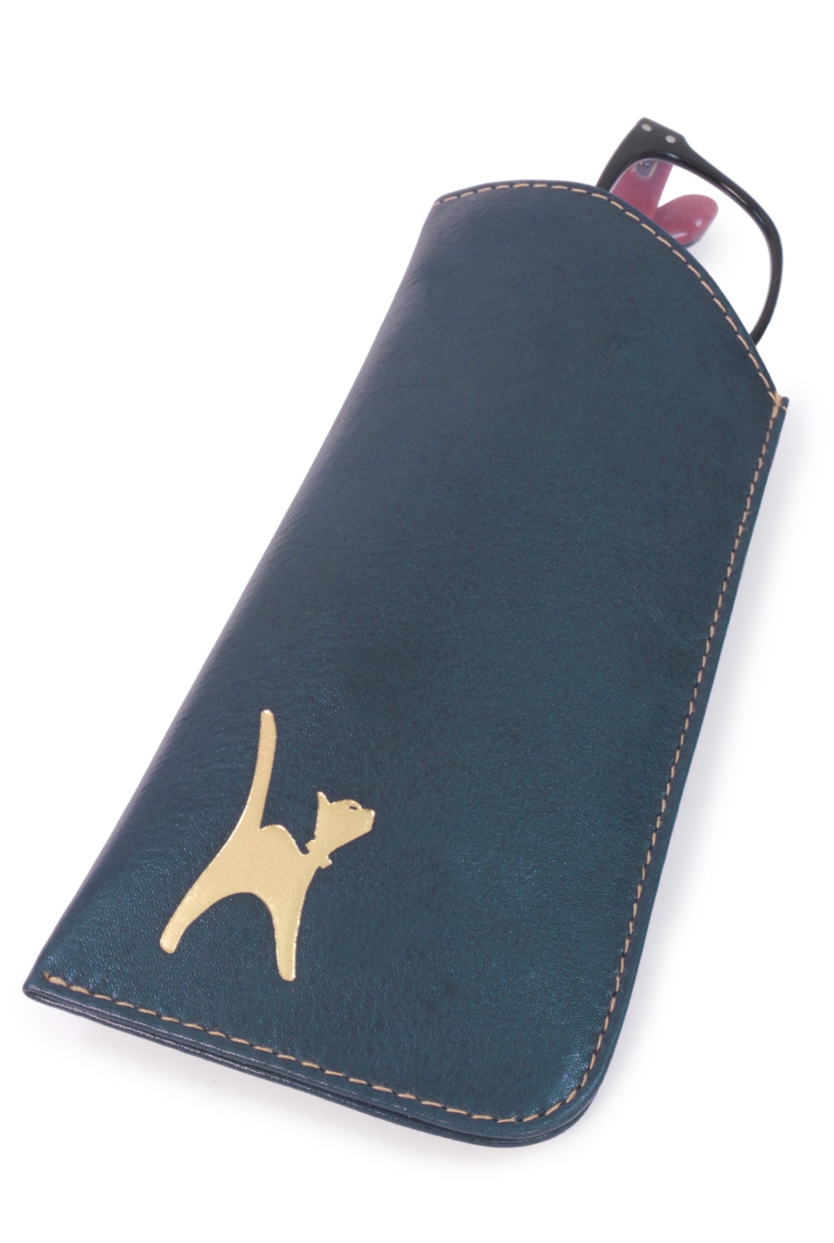 Catwalk Iris - Women's Leather Glasses Case
