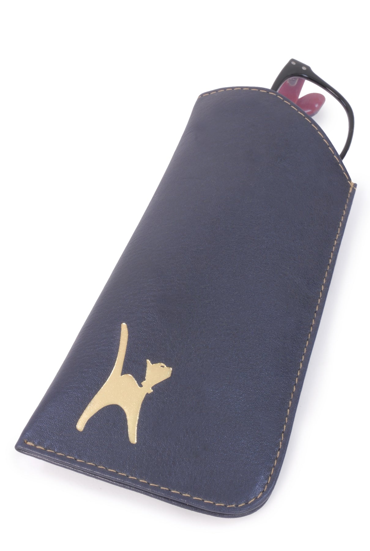 Catwalk Iris - Women's Leather Glasses Case