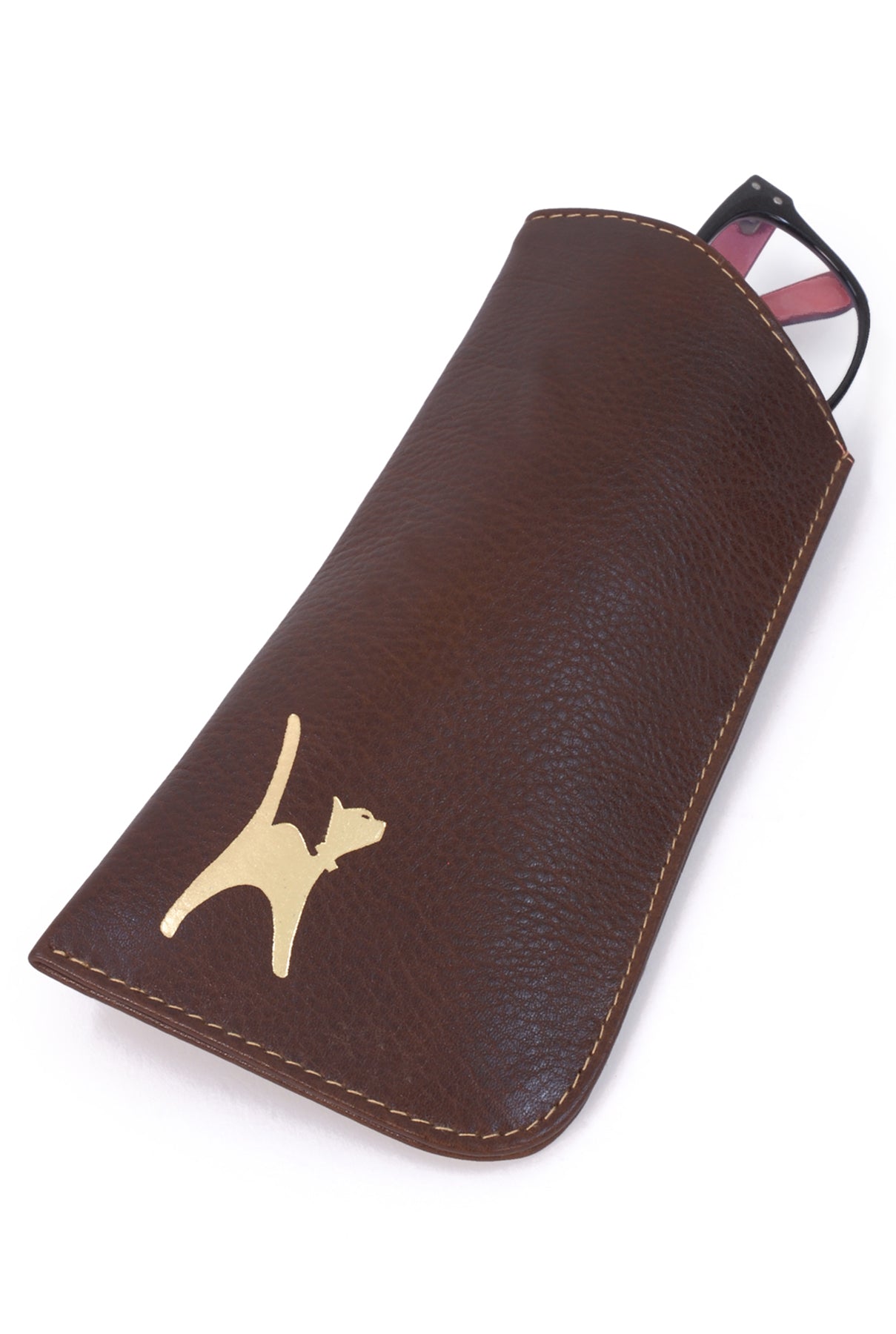 Catwalk Iris - Women's Leather Glasses Case