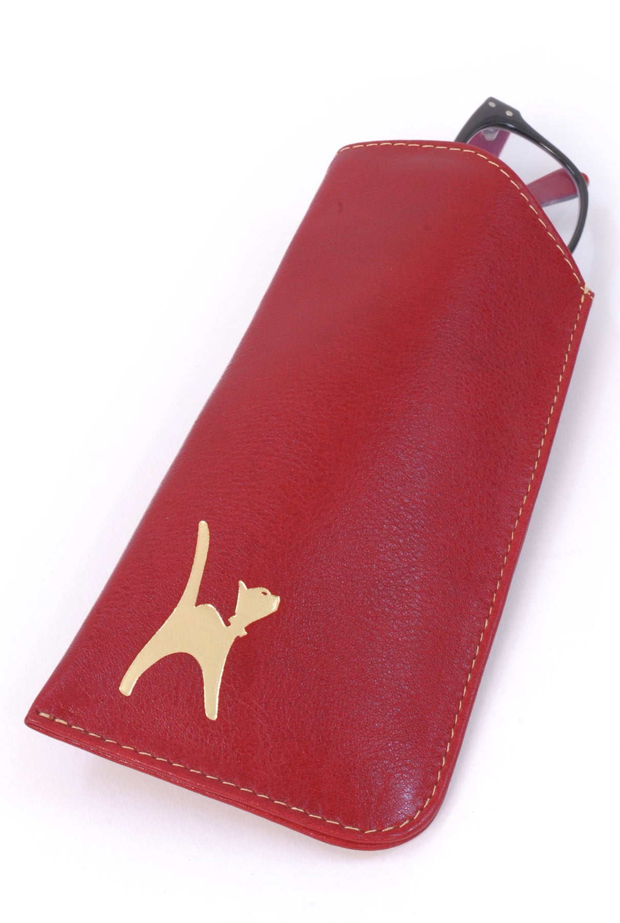 Catwalk Iris - Women's Leather Glasses Case