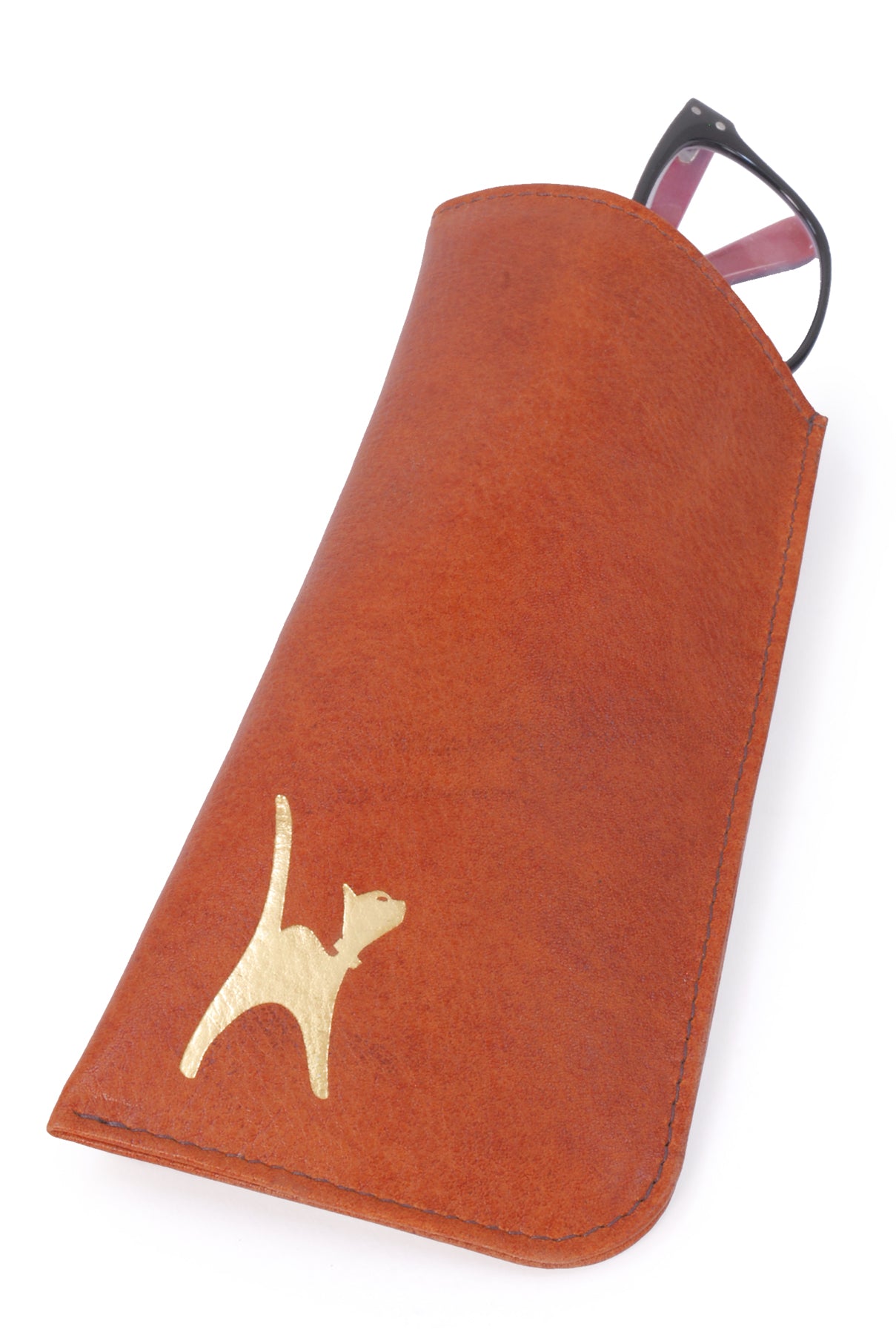 Catwalk Iris - Women's Leather Glasses Case