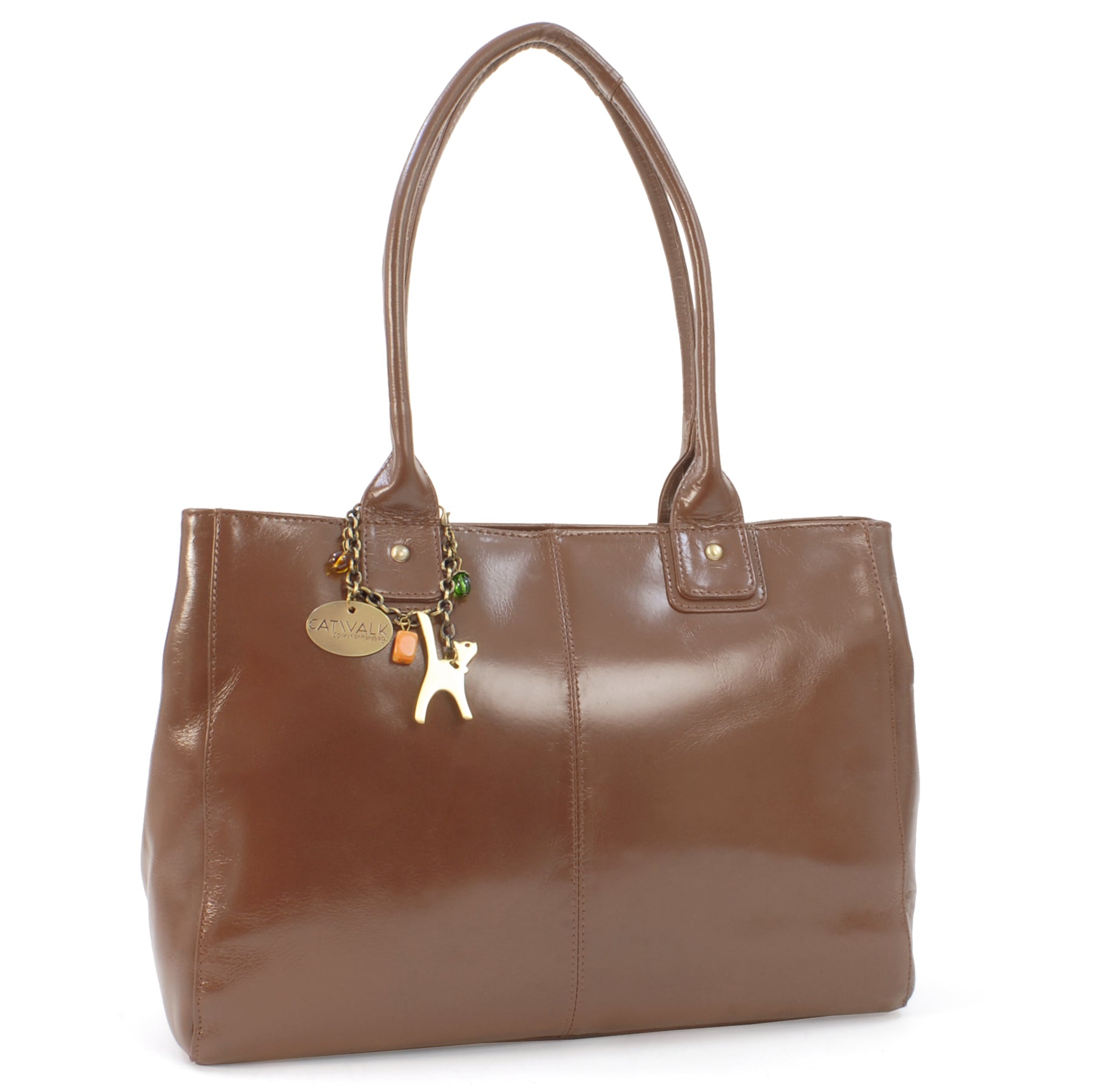 Catwalk Kensington - Women's Large Leather Tote Bag