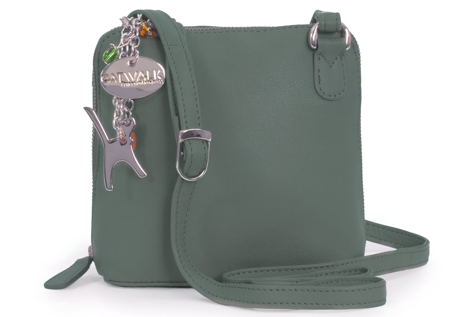 Catwalk Lena - Women's Small Leather Crossbody Bag