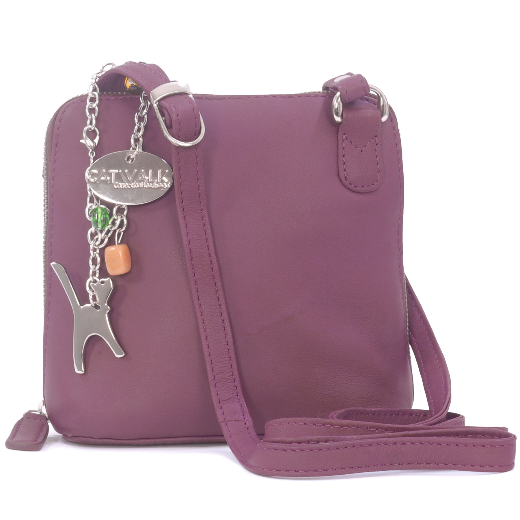 Catwalk Lena - Women's Small Leather Crossbody Bag
