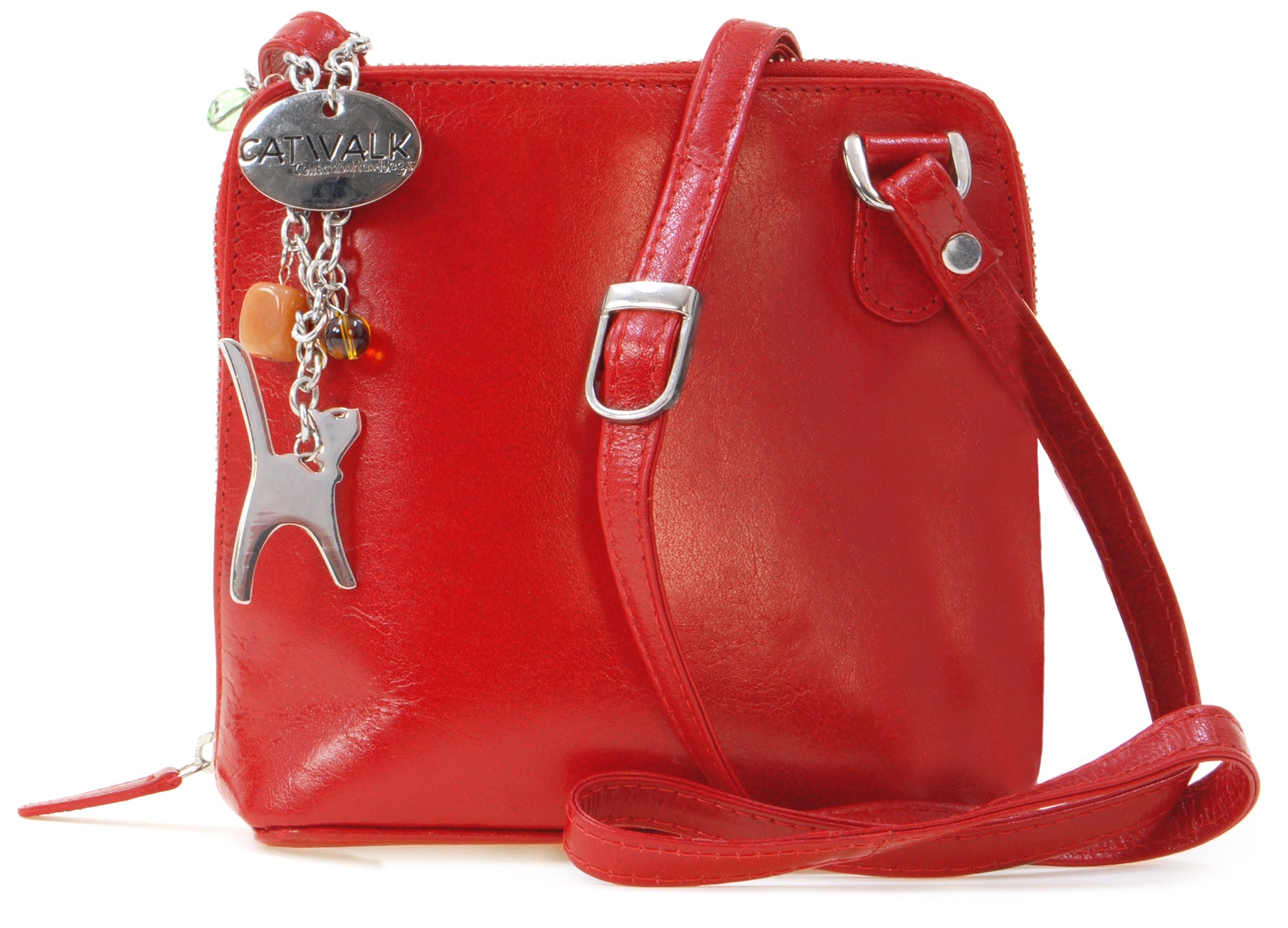 Catwalk Lena - Women's Small Leather Crossbody Bag