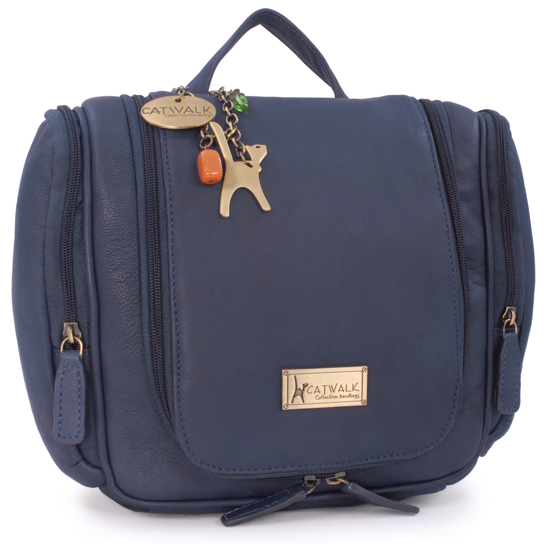 Catwalk Maisie - Ladies Leather Wash Bag