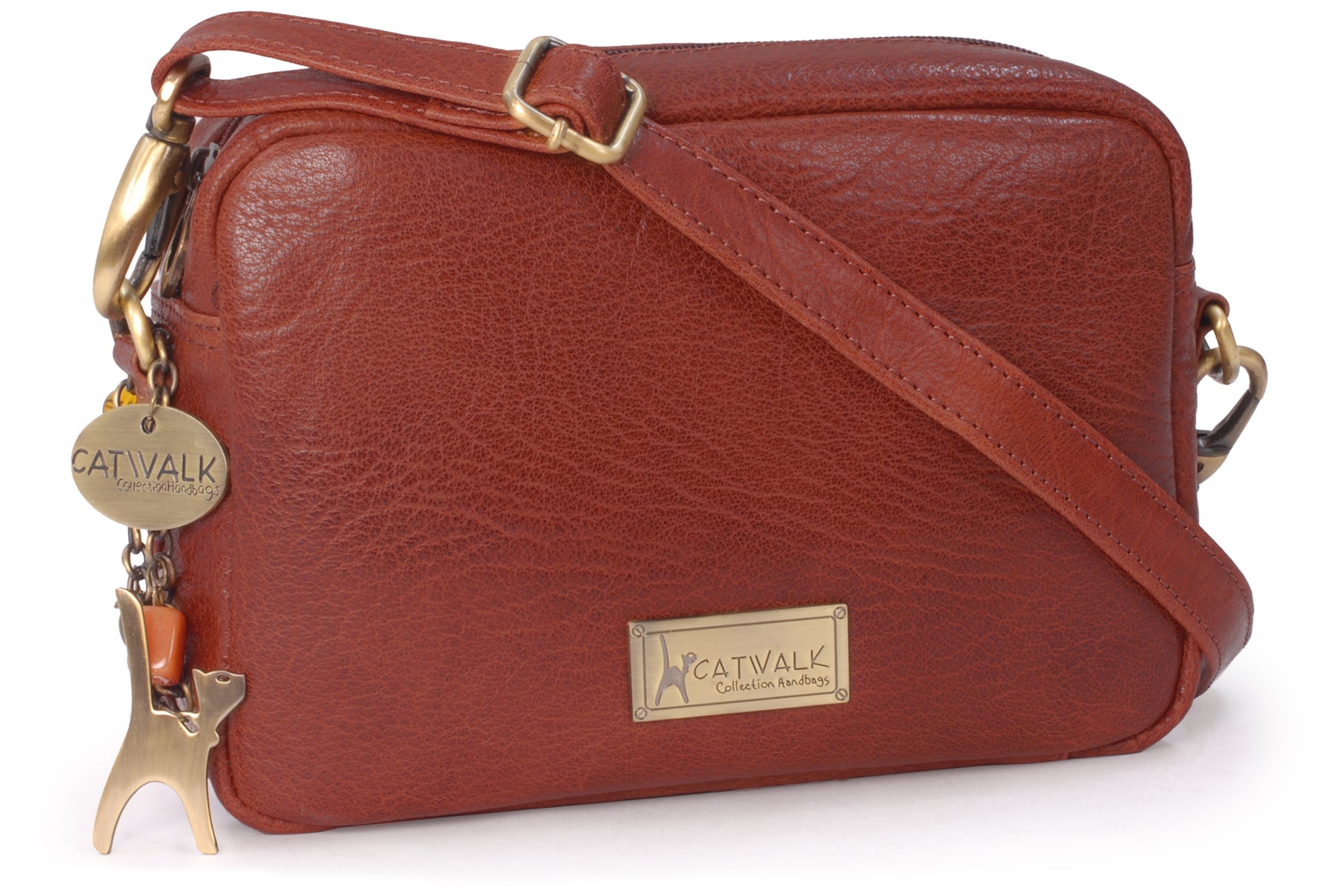 Catwalk Polly - Women's Leather Crossbody Bag