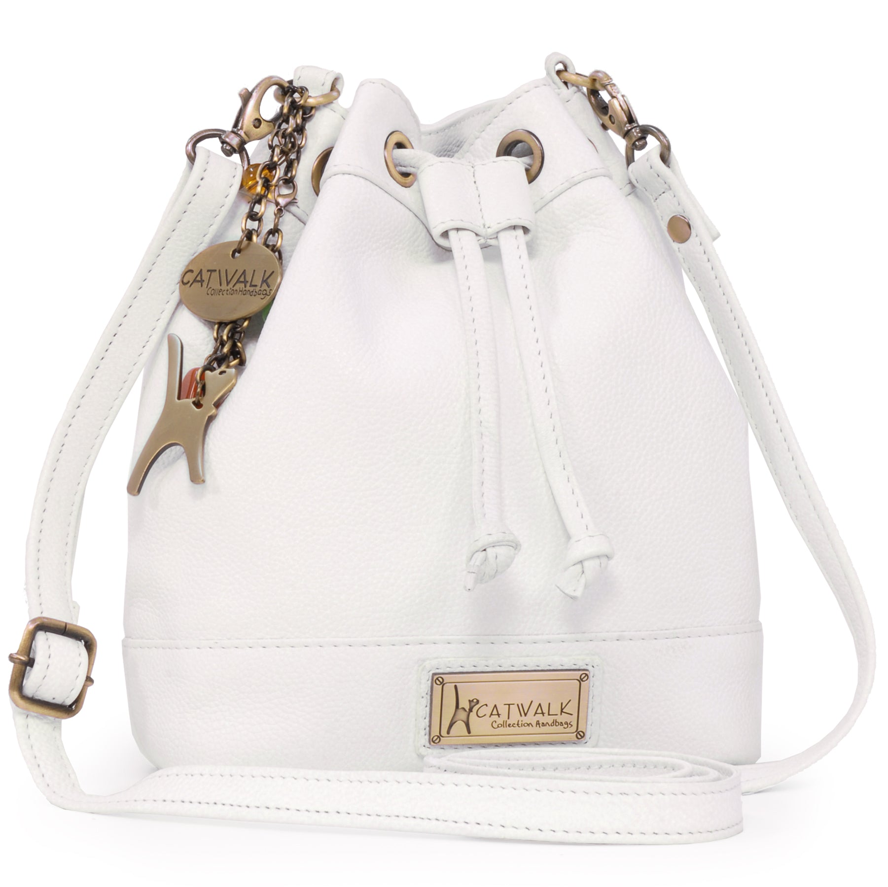 Catwalk Rochelle - Ladies Small Leather Bucket Bag