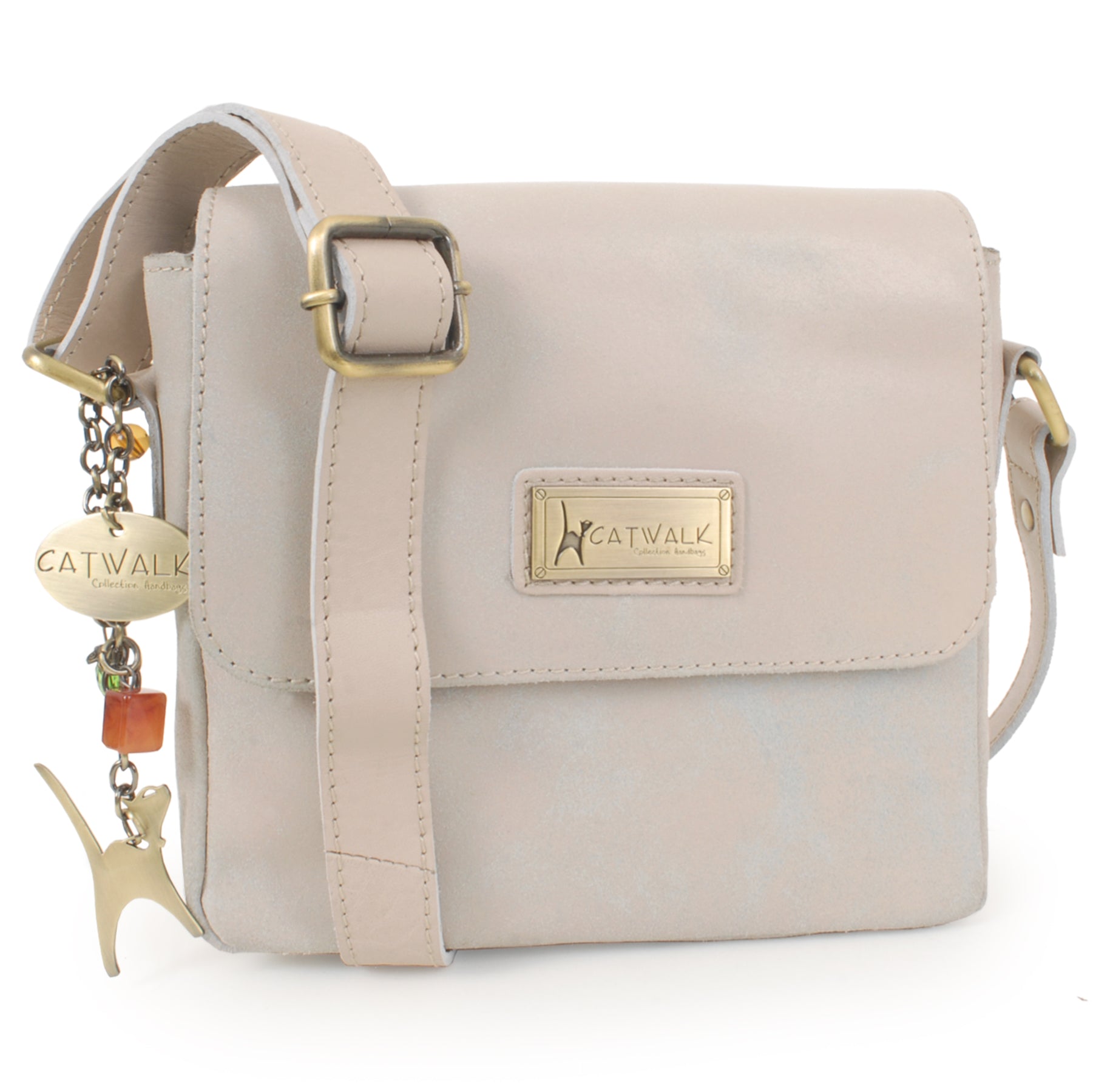 Catwalk Sabine - MeWomen's Distressed Leather ssenger Bag Small
