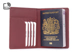 CATWALK COLLECTION HANDBAGS - Ladies Leather Passport Holder - Gift Boxed - SKYE - Red