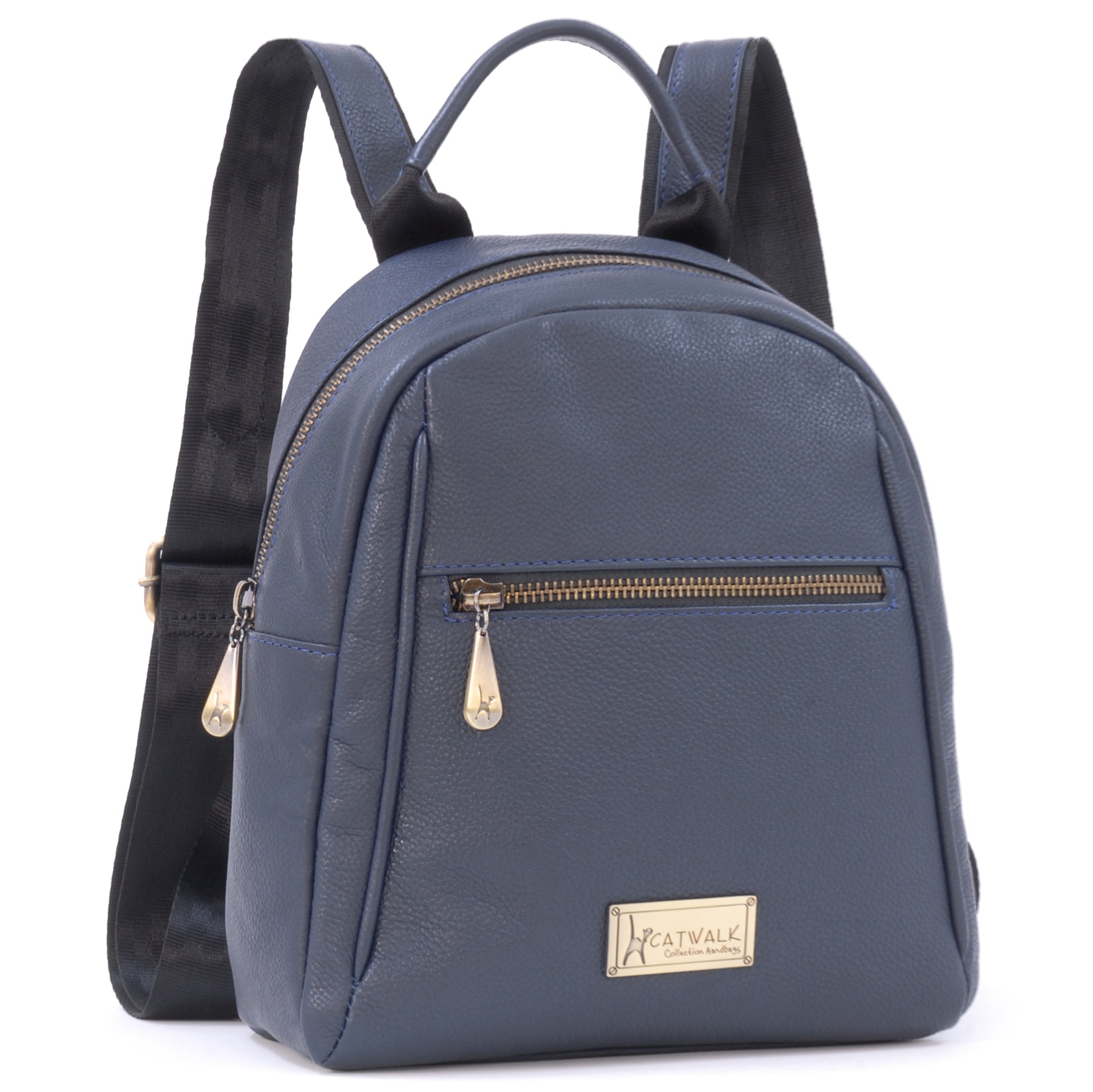 Catwalk Zoey - Women's Leather Back Pack Multi Pocket