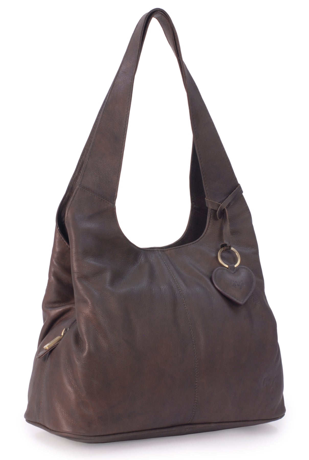 Women's Black Leather Shoulder Bag | Othello 4326 | Gigi – The