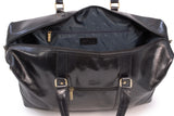 ASHWOOD - Genuine Leather Holdall - Large Overnight / Travel / Business / Weekend / Gym Sports Duffle Bag - 2070 - Black