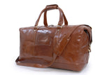 ASHWOOD - Genuine Leather Holdall - Large Overnight / Travel / Business / Weekend / Gym Sports Duffle Bag - 2070 - Chestnut