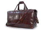 ASHWOOD - Genuine Leather Holdall - Large Overnight / Travel / Business / Weekend / Gym Sports Duffle Bag - 2070 - Cognac