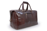 ASHWOOD - Genuine Leather Holdall - Extra Large Overnight / Travel / Business / Weekend / Gym Sports Duffle Bag - 2081 - Cognac