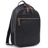 ASHWOOD - Zip Backpack Rucksack - Milled VT Leather - Stratford Collection - 4555 - Tablet Compartment - Black