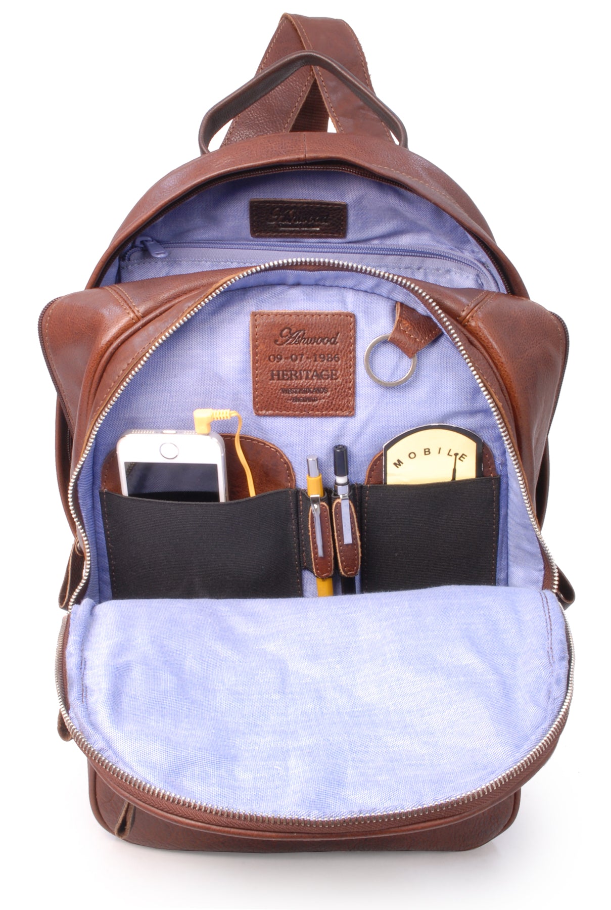 Ashwood Stratford Leather Backpack • Bagcraft UK