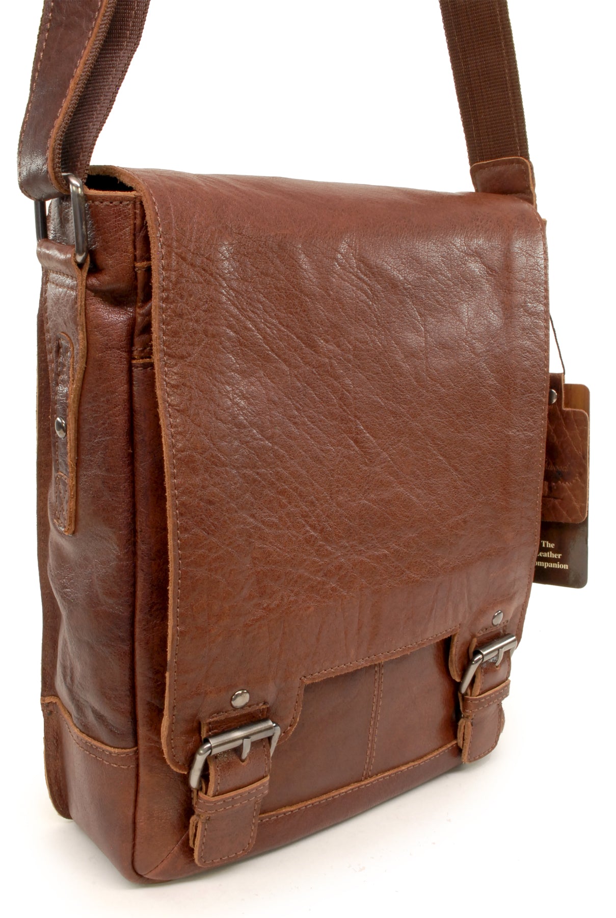 Ashwood - Messenger Bag - Laptop/iPad A4 Size - Cross Body/Shoulder/Work Bag  - Genuine Leather - 8342 - Brown : : Computers & Accessories
