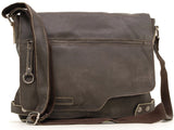 ASHWOOD - Messenger Bag - Cross Body / Shoulder / Work Bag - Genuine Leather - CAMDEN 8353 - Brown