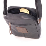 ASHWOOD - Vintage Leather Messenger Shoulder Bag - Small Cross-Body Bag F-81 - Travel Flight Holiday - Black